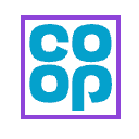 Co-op logo with the purple line around it indicating keyboard focus is applied