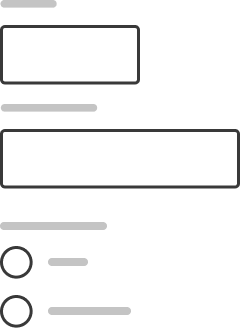 Diagram showing a basic form with no reviealed fields